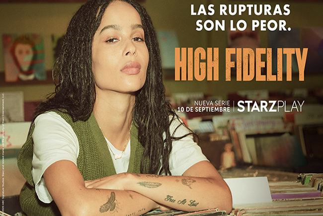Póster de 'High Fidelity' con Zoë Kravitz destacada