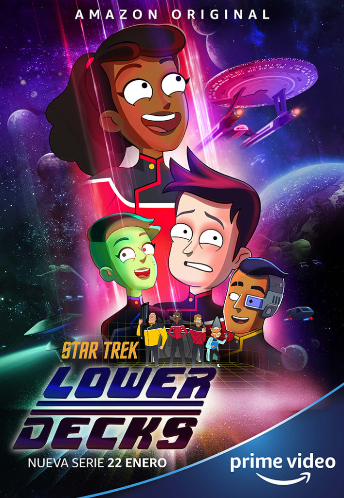 Póster de la serie animada 'Star Trek: lower decks'