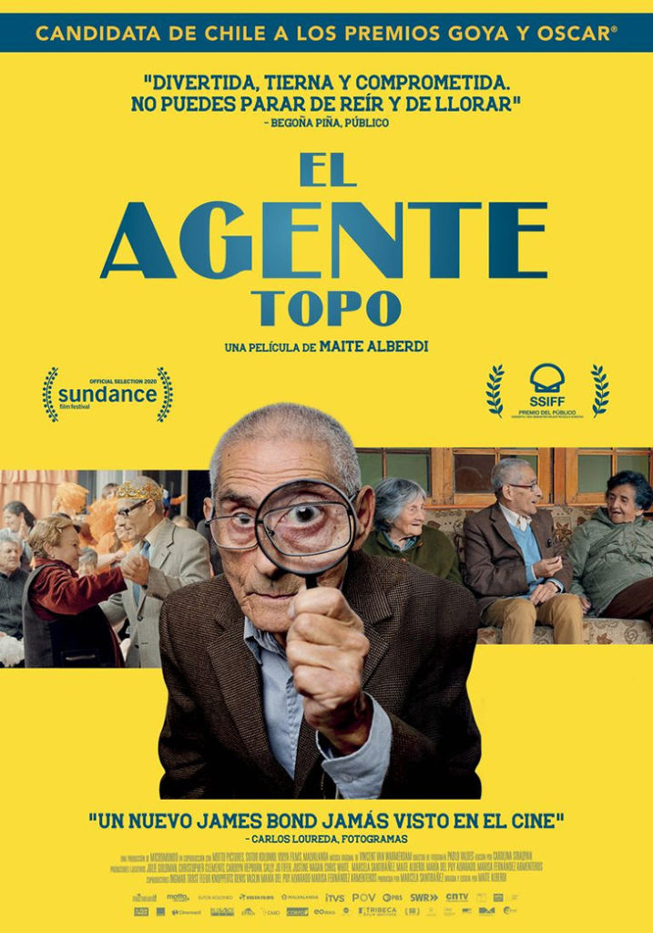 Póster del documental El Agente Topo
