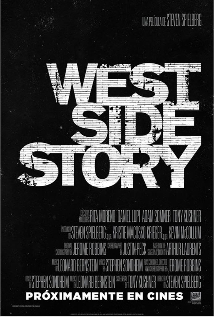 Póster del remake de West Side Story, de Steven Spielberg