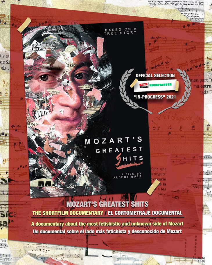 Póster del documental Mozart’s Greatest Shits