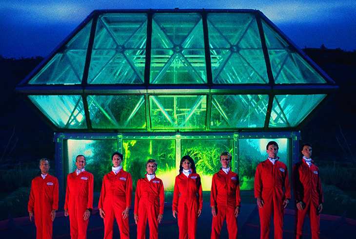 Una imagen de la tripulación de la Biosphere 2