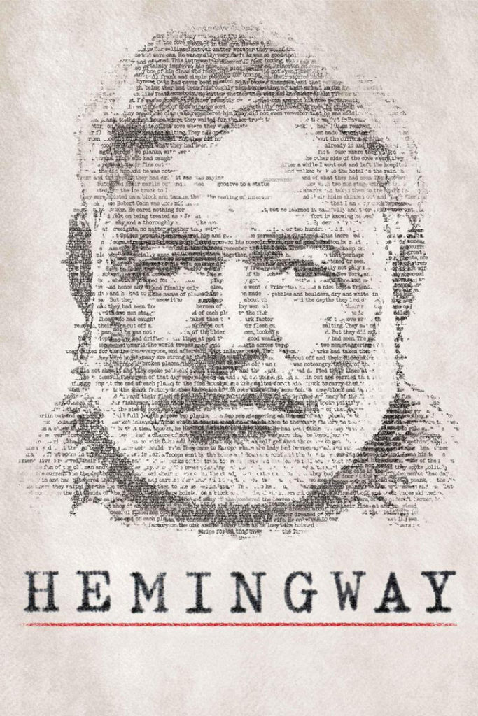 Póster de la serie documental de Hemingway