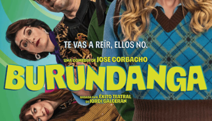 Cartel oficial de Burundanga, dirigida por José Corbacho