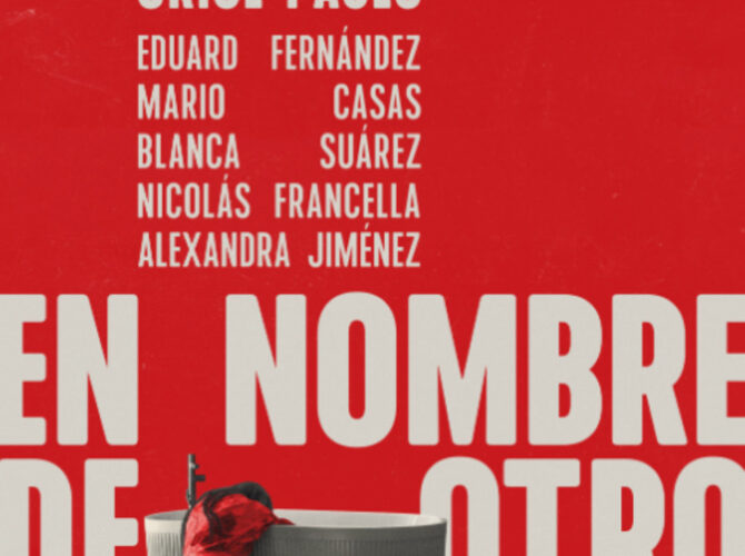 Cartel oficial de En nombre de otro, película de Oriol Paulo