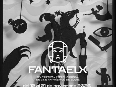Cartel de FANTAELX 2026 inspirado en Las aventuras del príncipe Achmed de Lotte Reiniger