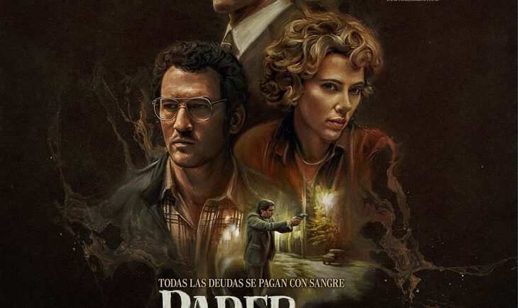 Póster de Paper Tiger. Negocios de Familia con Adam Driver, Scarlett Johansson y Miles Teller