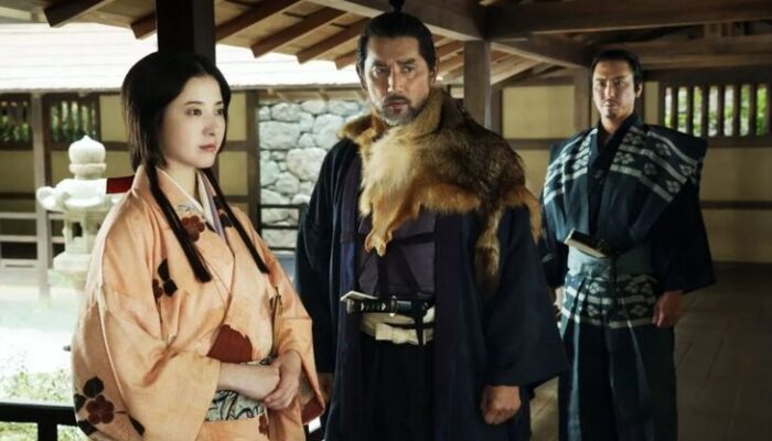 Masahiro Motoki, Yuriko Yoshitaka y Masaki Suda en El samurái y el prisionero