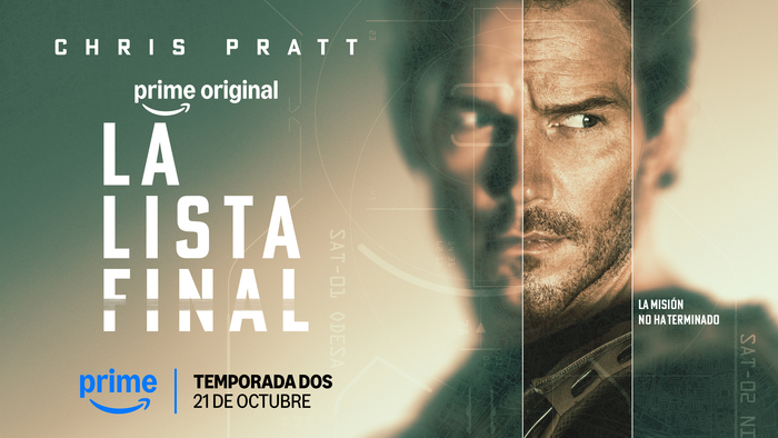 Cartel oficial de La lista final, temporada 2, con Chris Pratt