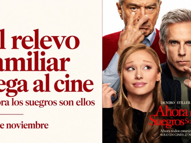 Ahora los suegros son ellos: Ben Stiller y Ariana Grande llegan al cine el 27 de noviembre