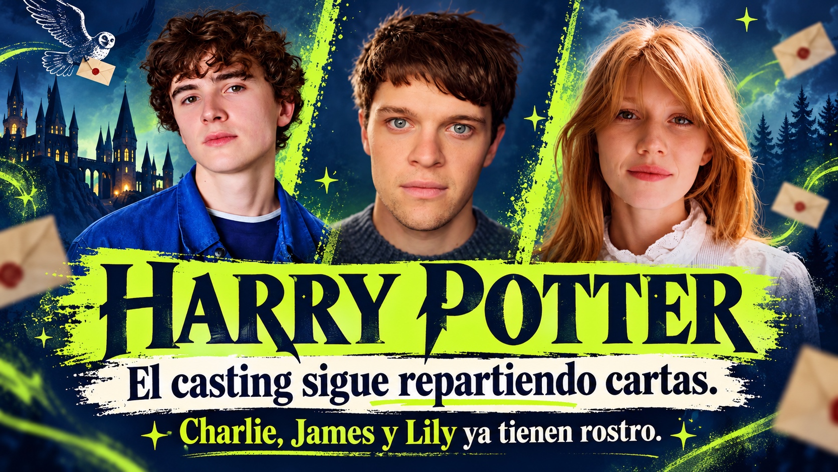 Harry Potter de HBO: quiénes serán Charlie Weasley, James y Lily Potter