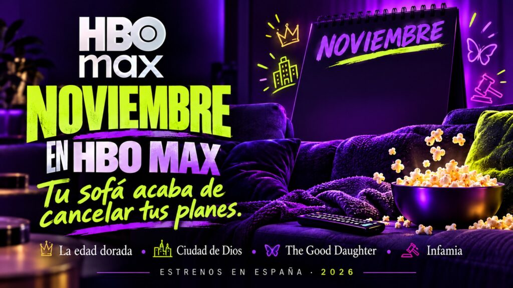 Estrenos de HBO Max en noviembre de 2026 en España: calendario y qué ver