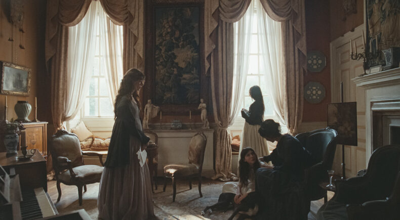 Escena de la nueva Sentido y sensibilidad de Georgia Oakley. Fotografía oficial facilitada por Universal Pictures España.