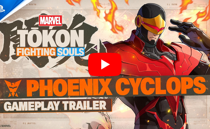 Cíclope Fénix en el tráiler de MARVEL Tōkon: Fighting Souls