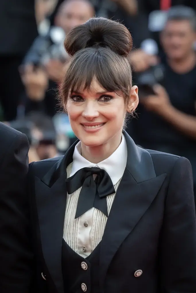 Winona Ryder en el Festival de Venecia de 2024, fotografiada por Harald Krichel